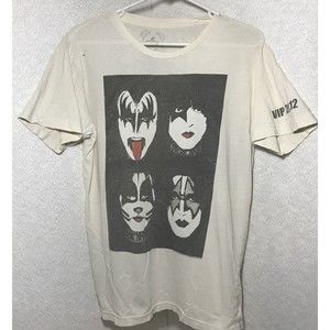 KISS 2012 Trunk Designer T Shirt Size Medium Rock & Roll KISS Shirt Front & Back